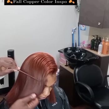 My 2 Golden Hands - Cooper color service with silk press - Hair Stylists Near Me - Houston, Texas My 2 Golden Hands - Cooper color service with silk press - Hair Stylists Near Me - Houston, Texas