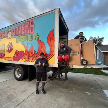 Trek Movers - Smiles after a long day of moving. - Movers Near Me