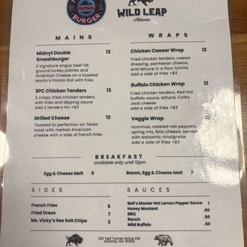 Wild Leap Atlanta - A vibe! Its a literal Hidden GEM! Staff super friendly & helped me on what kind of drinks id like. the SLUSHIES? 10/10 - Breweries Near Me - Atlanta, Georgia Wild Leap Atlanta - A vibe! Its a literal Hidden GEM! Staff super friendly & helped me on what kind of drinks id like. the SLUSHIES? 10/10 - Breweries Near Me - Atlanta, Georgia