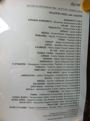 Menu photo 5 da noi Dusseldorf, NW