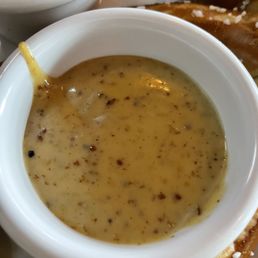 Mustard dip. Mustard dip.
