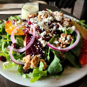 The Cheese Board - Roasted Beet Salad with Chicken - American Near Me - Reno, Nevada The Cheese Board - Roasted Beet Salad with Chicken - American Near Me - Reno, Nevada