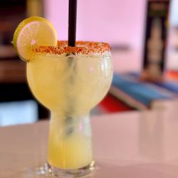 Amelias Mexican Kitchen - Mezcal marg with pineapple