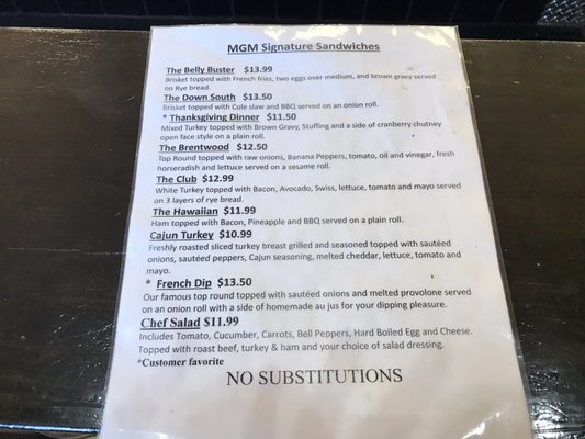 Menu photo 6 MGM Roast Beef Washington, DC, DC Menu photo 6 MGM Roast Beef Washington, DC, DC