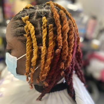 The Nailed Braider Salon - Loc coloring - Hair Salons Near Me - Birmingham, Alabama The Nailed Braider Salon - Loc coloring - Hair Salons Near Me - Birmingham, Alabama
