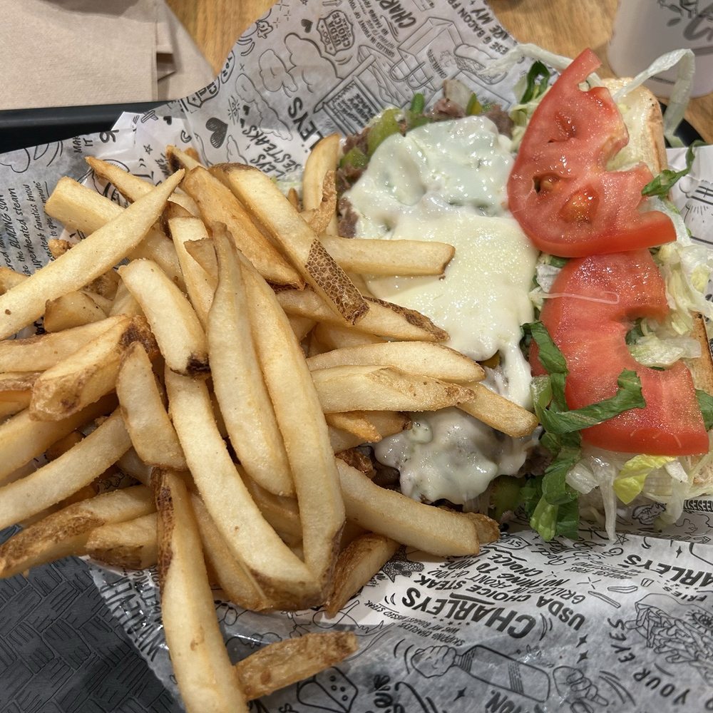 Charleys Cheesesteaks - Steak Philly Combo - Cheesesteaks Near Me - Palos Hills, Illinois