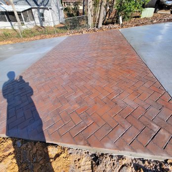 Sam The Concrete Man Augusta - Loving this herringbone pattern - Masonry/Concrete Near Me - Augusta, Georgia Sam The Concrete Man Augusta - Loving this herringbone pattern - Masonry/Concrete Near Me - Augusta, Georgia