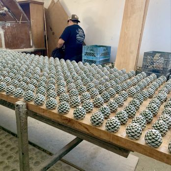 Destileria La Fortaleza - Tequila toppers made to look like the tequila pineapple - Tours Near Me - Tequila, JAL