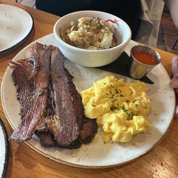Alta West Adams - House Smoked Brisket Combo, 2 Eggs and House Potatoes - Soul Food Near Me - Los Angeles, California