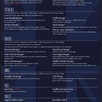 Gordon Ramsay Burger Las Vegas - Menu - Burgers Near Me - Las Vegas, Nevada