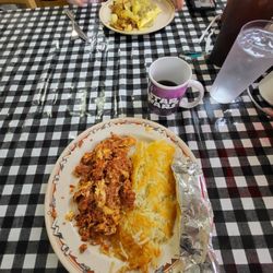 The Red Wagon Cafe - Chorizo and Eggs