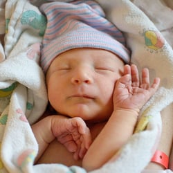 Modesto Doula Group - Alex at one day old.