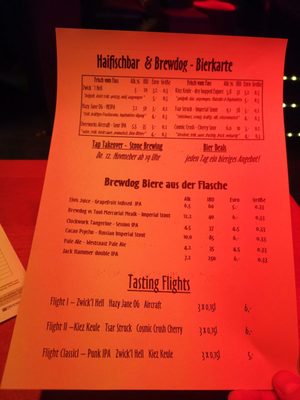Menu photo 1 Haifischbar Münster, NW Menu photo 1 Haifischbar Münster, NW