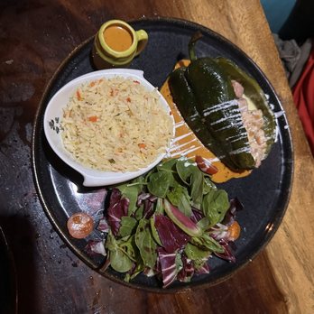 Casa Mar 1928 - Seafood stuffed Chile Rellano- Andy's favorite! - Mexican Near Me - Puerto Vallarta, JAL