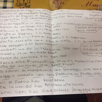 Trattoria Mario - Menu - Tuscan Near Me - Florence, FI Trattoria Mario - Menu - Tuscan Near Me - Florence, FI