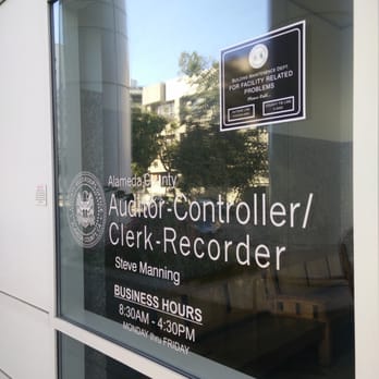 Alameda County Clerk -Recorder - Courthouses Near Me - Oakland, California Alameda County Clerk -Recorder - Courthouses Near Me - Oakland, California