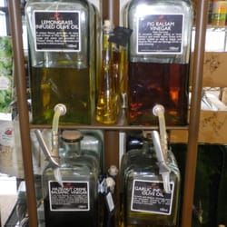 Annies - Just some of the many types of Oil & Vinegar