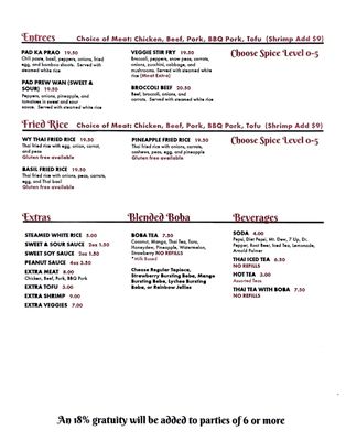 Menu photo 2 Wy Thai Cody, WY