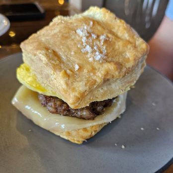Anecdote Coffee - Breakfast biscuit with sausage - Coffee & Tea Near Me - Indianapolis, Indiana