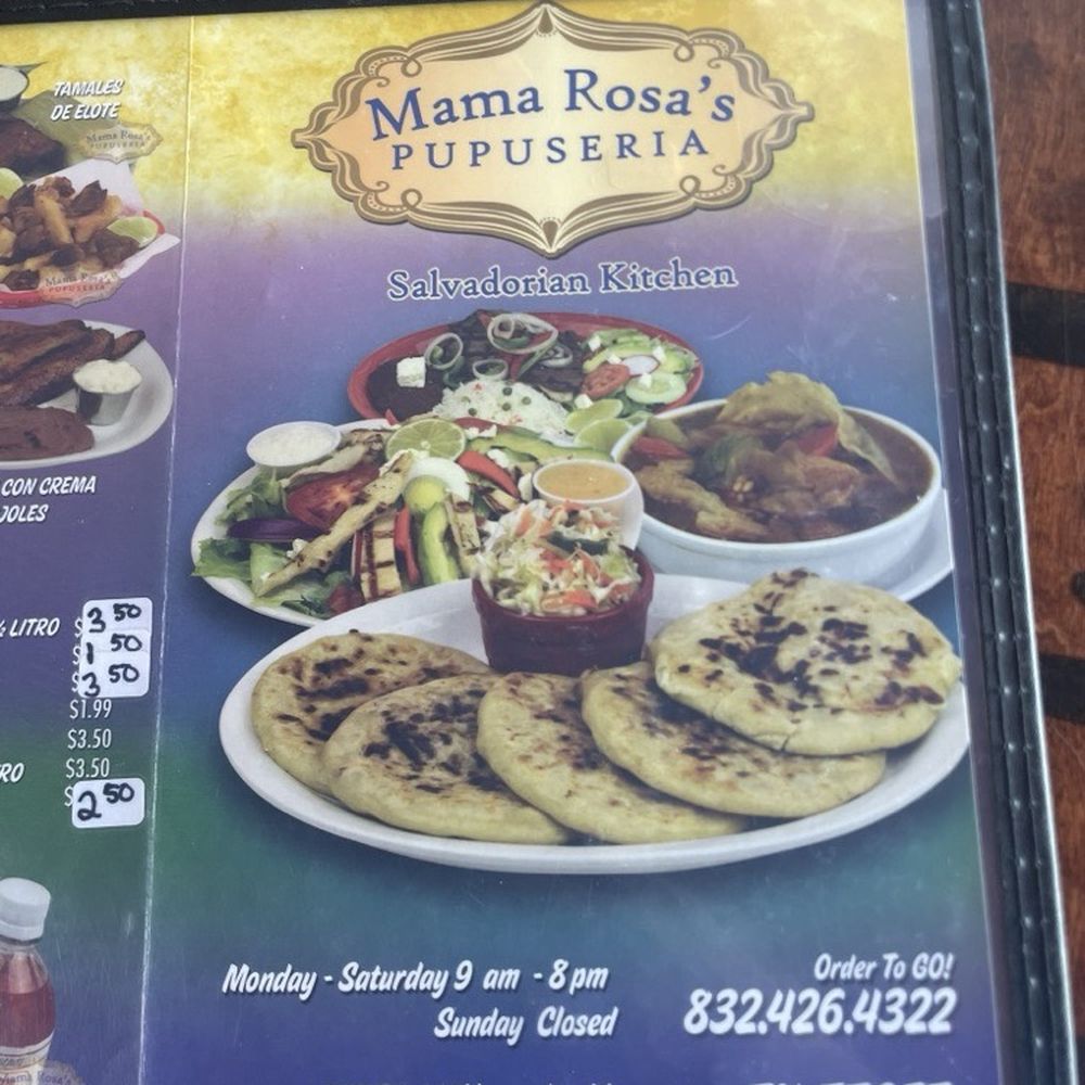 Mama Rosa Pupuseria - Salvadoran Near Me - Houston, Texas