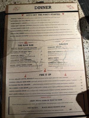 Menu photo 1 Mountain Standard Vail, CO Menu photo 1 Mountain Standard Vail, CO