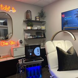 First Class Aesthetics - Our Treatment Room is Cozy and Ready for your First Class Experience - Located in the Parlor Salon Suites.