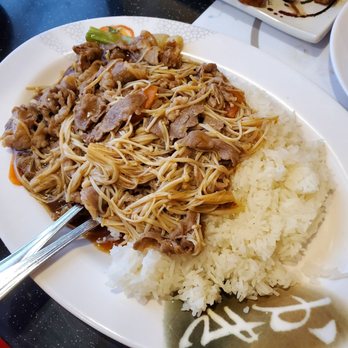 Fairy Cafe - Rib eye beef enoki over rice. Rib eye is the fattier one. You can choose rib eye or regular beef. - Coffee & Tea Near Me - Quincy, Massachusetts Fairy Cafe - Rib eye beef enoki over rice. Rib eye is the fattier one. You can choose rib eye or regular beef. - Coffee & Tea Near Me - Quincy, Massachusetts