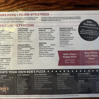 Bob’s Pizza - Pizza Near Me - Chicago, Illinois Bob’s Pizza - Pizza Near Me - Chicago, Illinois