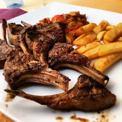 La Parrilla Bailey's - My lamb chops were great!!