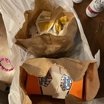 White Castle - two brown paper bags with food in them - Burgers Near Me - Columbus, Ohio