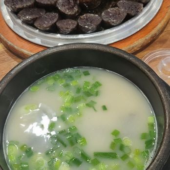 TANG - Soondae soup and soondae platter - Korean Near Me - Fullerton, California TANG - Soondae soup and soondae platter - Korean Near Me - Fullerton, California