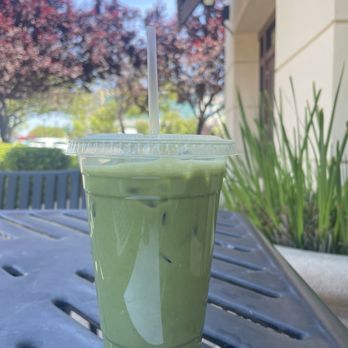 Bloom Coffee & Kitchen - Iced Matcha Latte with Oatmilk - Coffee & Tea Near Me - Roseville, California Bloom Coffee & Kitchen - Iced Matcha Latte with Oatmilk - Coffee & Tea Near Me - Roseville, California