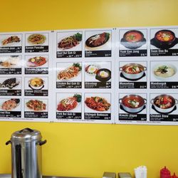 Aberdeen Korean Restaurant - Menu