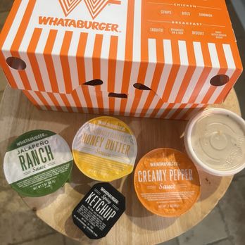 Whataburger - All the sauces! - Burgers Near Me - Goodyear, Arizona Whataburger - All the sauces! - Burgers Near Me - Goodyear, Arizona