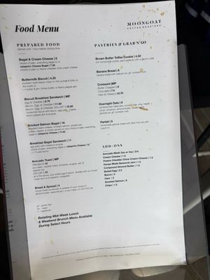Menu photo 1 MoonGoat Coffee Roasters Costa Mesa, CA Menu photo 1 MoonGoat Coffee Roasters Costa Mesa, CA