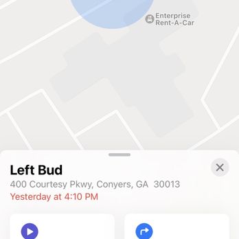 Enterprise Rent-A-Car - AirPod pros that are there that they refuse to Return saying they can't find them. - Car Rental Near Me - Conyers, Georgia