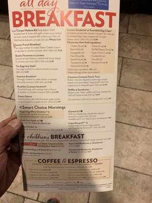 Menu photo 2 la Madeleine El Paso, TX