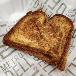 Henry on the Boulevard - Grilled cheese on wheat