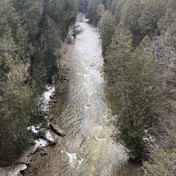 Elora Gorge Conservation Area - View from the bridge - Parks Near Me - Elora, Ontario