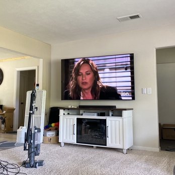 Arman's TV World - New 75" tv Arman hung. Did a fabulous job! Arman did a great job and was very efficient and knew his stuff. - TV Mounting Near Me - Alameda, California