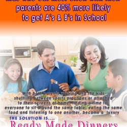 Ready Made Dinners Cafe - Ids that eat with their parents are smarter