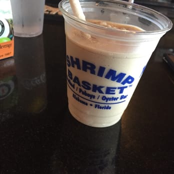Shrimp Basket - Cooling down with an infamous "Bushwacker!" Pretty darn GOOOOOD too!!!! - Seafood Near Me - Orange Beach, Alabama Shrimp Basket - Cooling down with an infamous "Bushwacker!" Pretty darn GOOOOOD too!!!! - Seafood Near Me - Orange Beach, Alabama