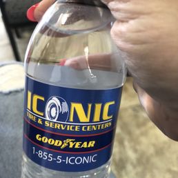 Complimentary water while you wait Complimentary water while you wait