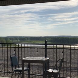 Our View from the patio of the Yellowstone River. Our View from the patio of the Yellowstone River.