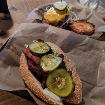 Public & General - Chicken Sandwich. The house made pickles were amazing! - Bars Near Me - Gainesville, Florida