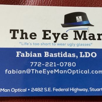 The Eye Man Optical - Card - Eyewear & Opticians Near Me - Stuart, Florida