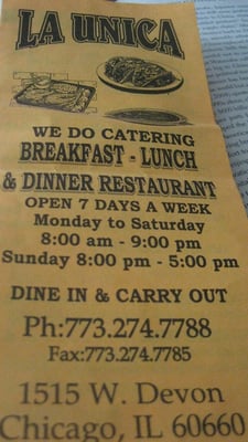 La Unica Food Mart by null