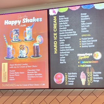 Happy Dayz Ice Cream & Cafe - Menu - Ice Cream & Frozen Yogurt Near Me - Edison, New Jersey Happy Dayz Ice Cream & Cafe - Menu - Ice Cream & Frozen Yogurt Near Me - Edison, New Jersey