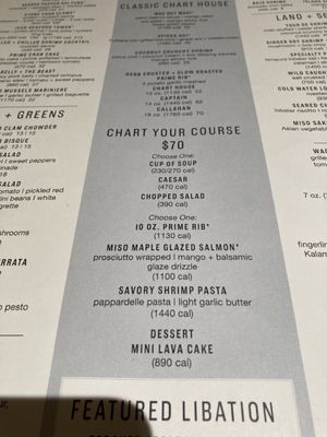 Menu photo 5 Chart House Las Vegas, NV Menu photo 5 Chart House Las Vegas, NV