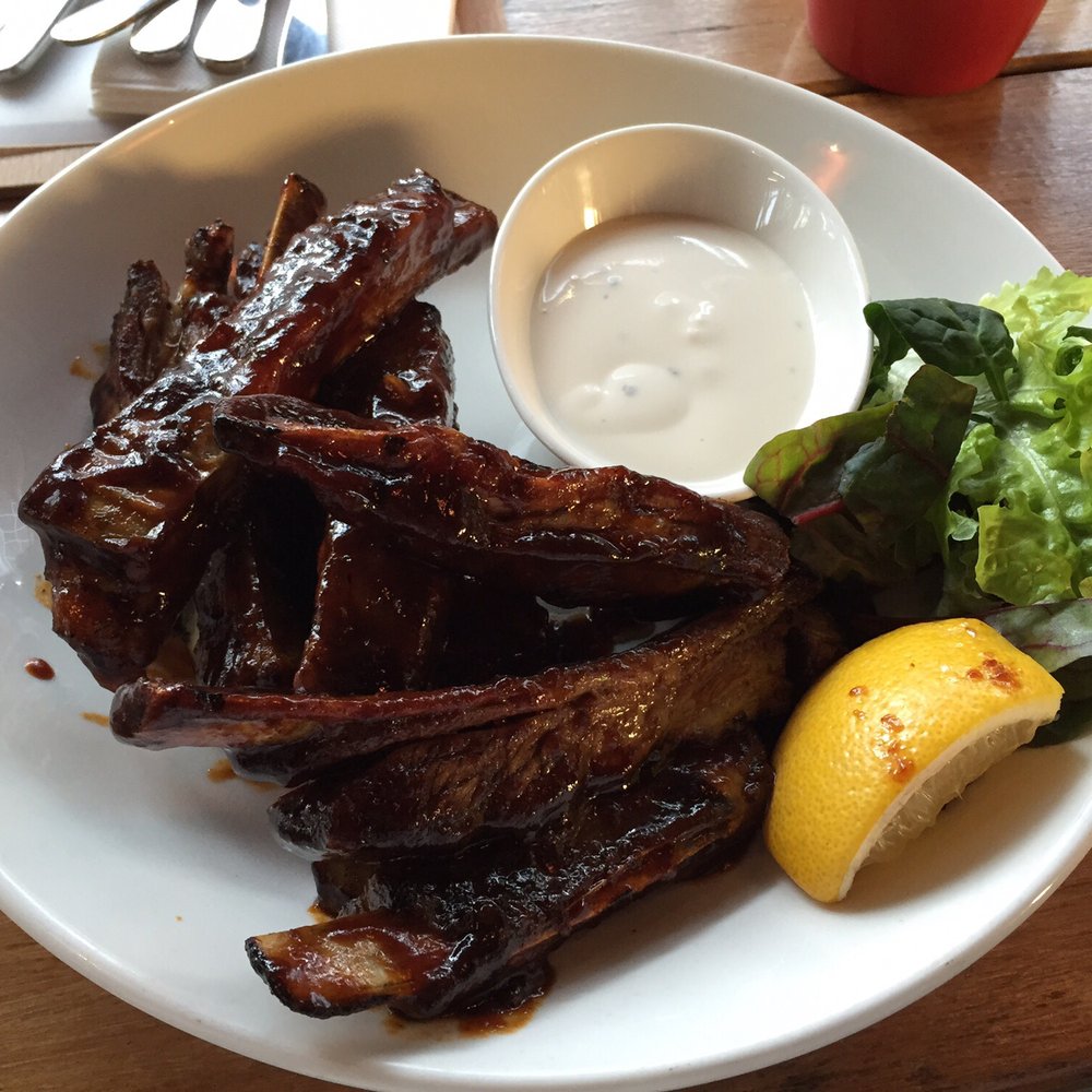 Sticky lamb BBQ ribs Sticky lamb BBQ ribs